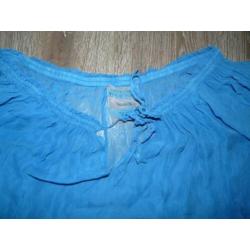 Ibiza bali 100% zijden roezel tuniek jurk Sack's XL 42 44