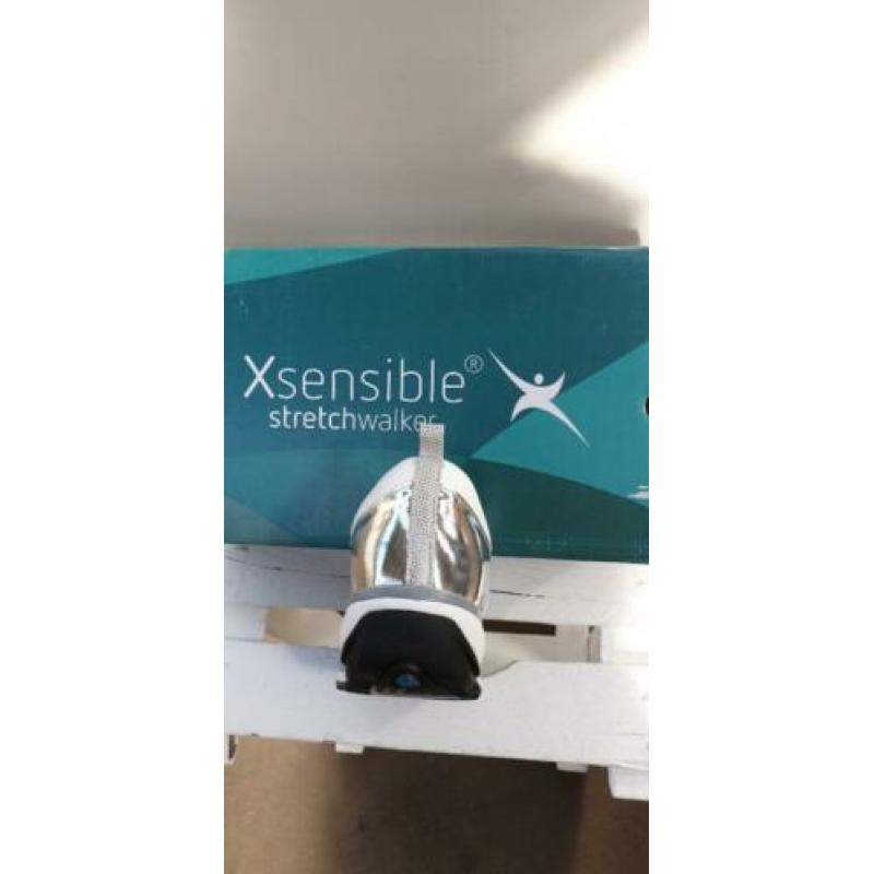 XSENSIBLE STRETCHWALKER, dames, maat 40, wit met zilver.