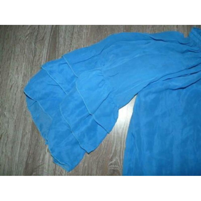 Ibiza bali 100% zijden roezel tuniek jurk Sack's XL 42 44