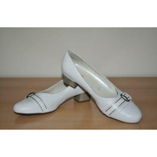 Ara witte leren schoenen pumps mt 39,5 H