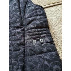 NIEUWE Cecil BODYWARMER zwart/grijs print Mt S(M)
