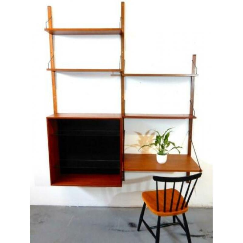 retro vintage kast Poul Cadovius boekenkast jaren 60