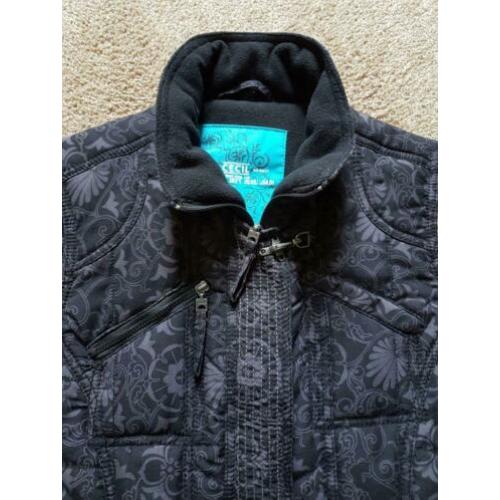 NIEUWE Cecil BODYWARMER zwart/grijs print Mt S(M)