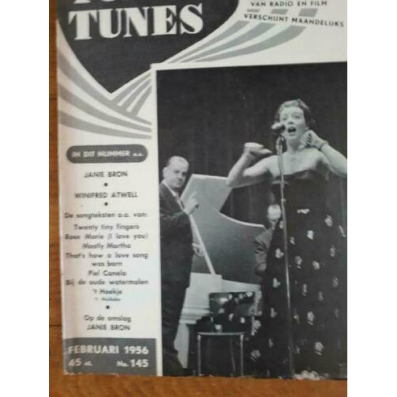 Tuney tunes muzieblad nr 145 t/m149 en 158 t/m168.