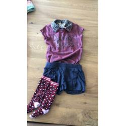 Setje kleding meisje quapi vingino 104