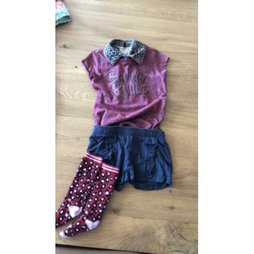 Setje kleding meisje quapi vingino 104