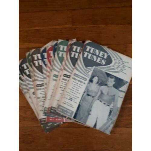 Tuney tunes muzieblad nr 145 t/m149 en 158 t/m168.