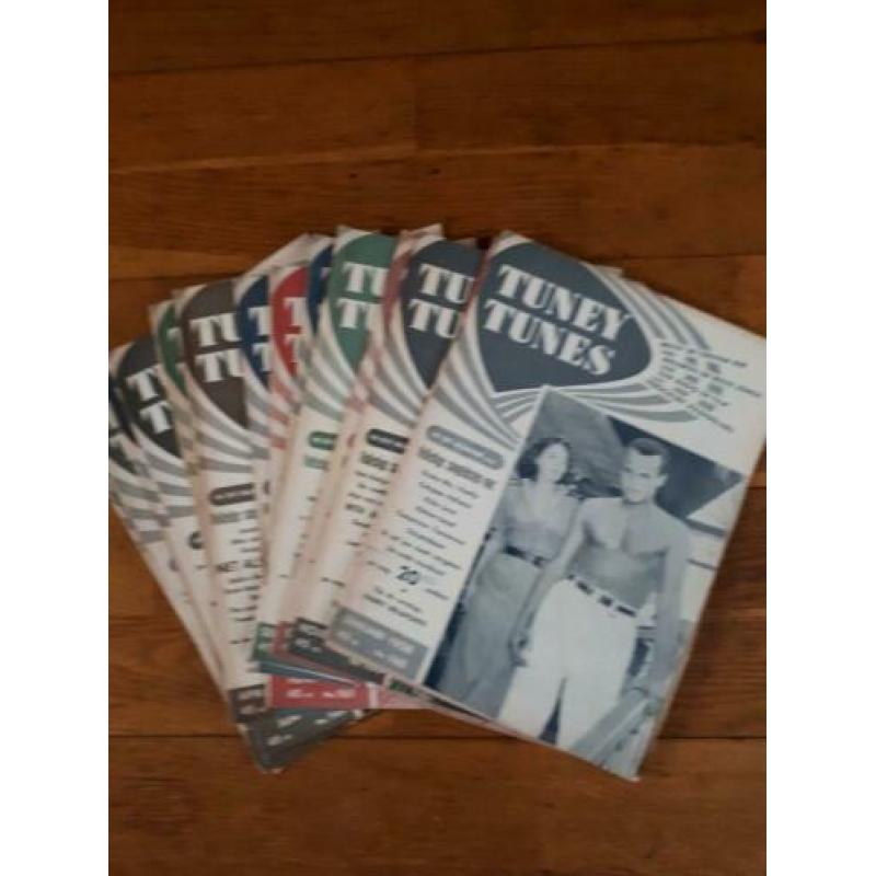 Tuney tunes muzieblad nr 145 t/m149 en 158 t/m168.