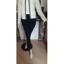Mooie donkerblauwe traveller broek van Purdey mt 38