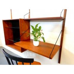 retro vintage kast Poul Cadovius boekenkast jaren 60