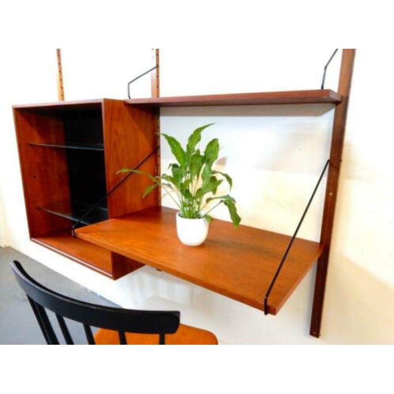 retro vintage kast Poul Cadovius boekenkast jaren 60