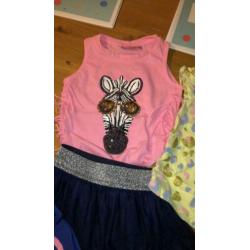 Meisjes kleding setje maat 98/104