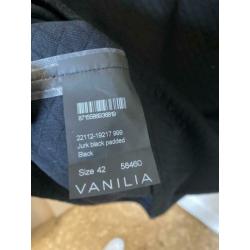 Vanilia zwarte jurk 42 ZGAN