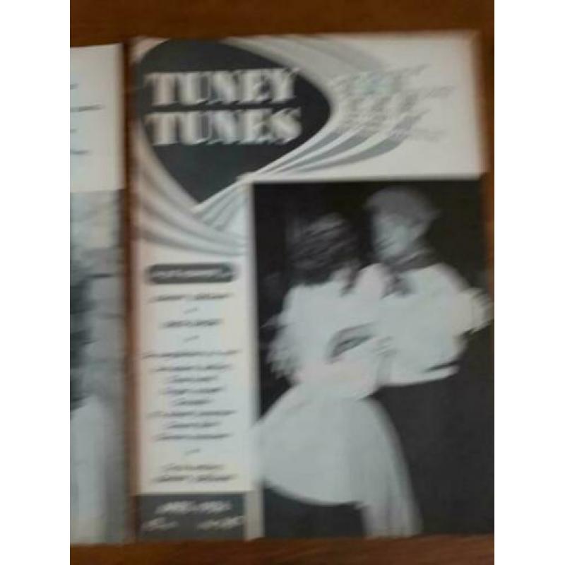 Tuney tunes muzieblad nr 145 t/m149 en 158 t/m168.