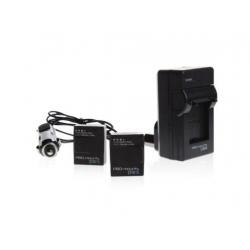 GoPro Pro-mounts Laderset Hero3/3+ incl 2 batterijen