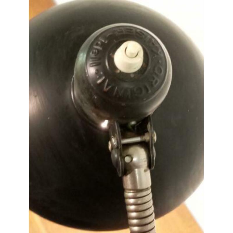 Originele Kaiser Idell klemlamp real vintage