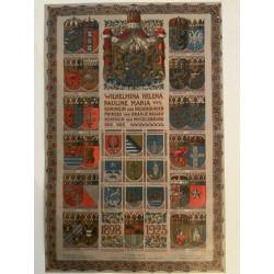 Photolitho ter gelegenheid 25 jr jubileum Wilhelmina