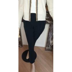 Mooie donkerblauwe traveller broek van Purdey mt 38
