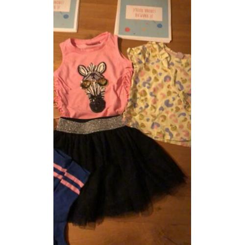 Meisjes kleding setje maat 98/104