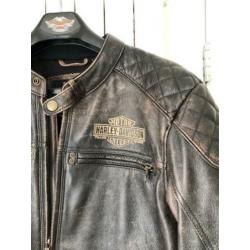 Harley Davidson Lederen Motorjack (Maat L)