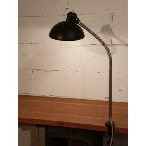 Originele Kaiser Idell klemlamp real vintage