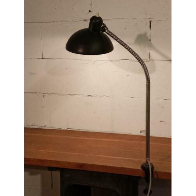Originele Kaiser Idell klemlamp real vintage