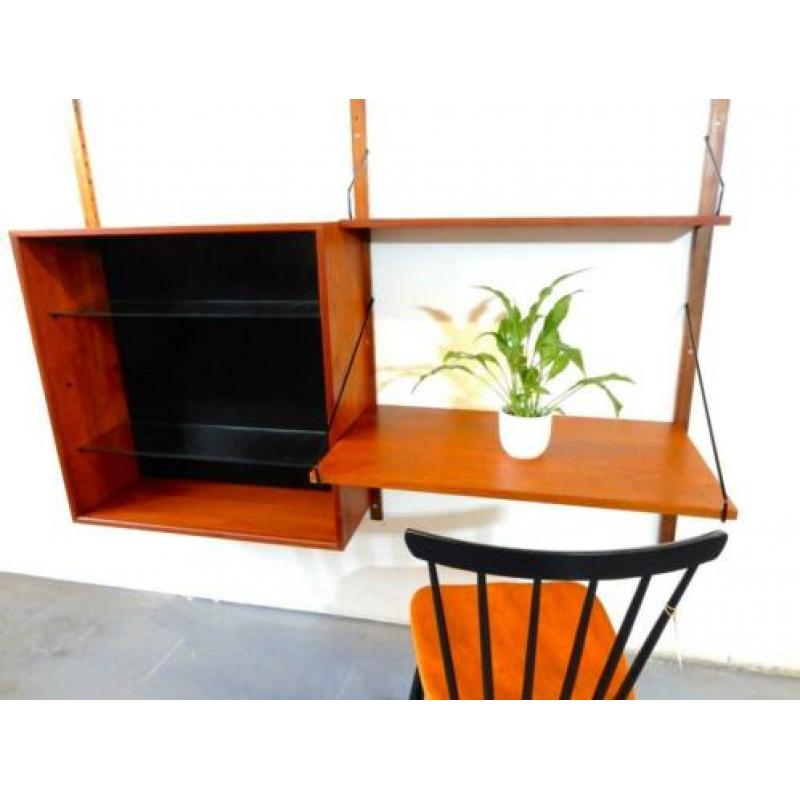 retro vintage kast Poul Cadovius boekenkast jaren 60