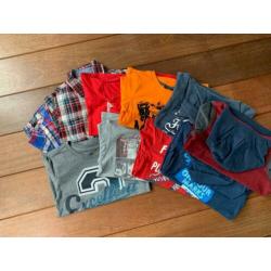 11 Jongens longsleeves + blouses
