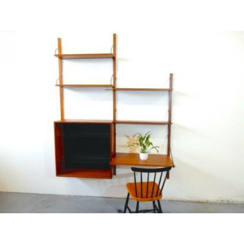 retro vintage kast Poul Cadovius boekenkast jaren 60