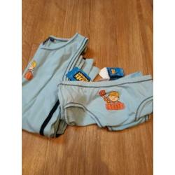 Nieuw Bob de bouwer ondergoed set maat 164 2 x slip 2x hemd