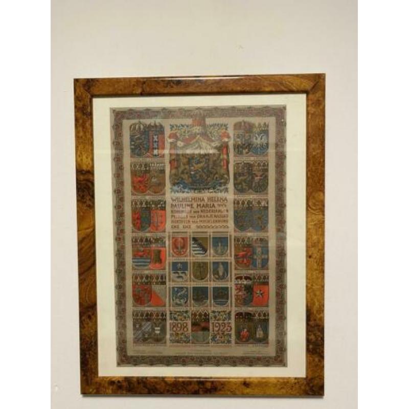 Photolitho ter gelegenheid 25 jr jubileum Wilhelmina