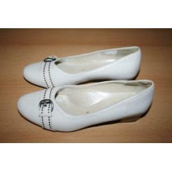 Ara witte leren schoenen pumps mt 39,5 H
