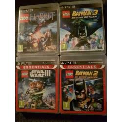 Playstation 3 Lego games € 10 p.s. 4 voor € 37,50