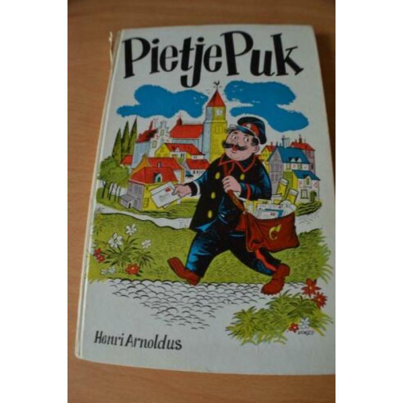7 x de originele PIETJE PUK boeken uit de jaren 50-60