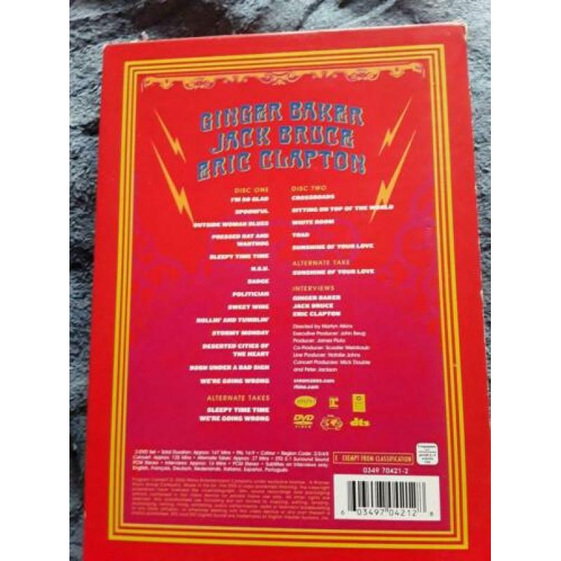 2-dvd cream, royal albert hall london