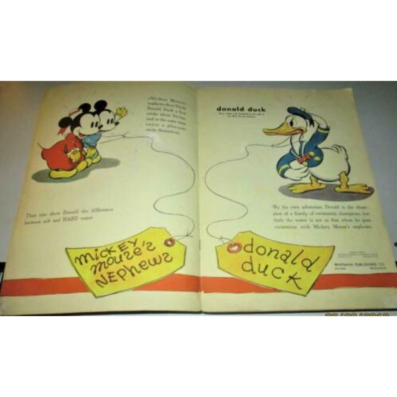 Walt disney/ donald duck - eerste uitgave 1935- prachtstaat