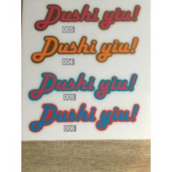 Dushi Yiu! Stickers | auto, motor, scooter, brommer, etc. et