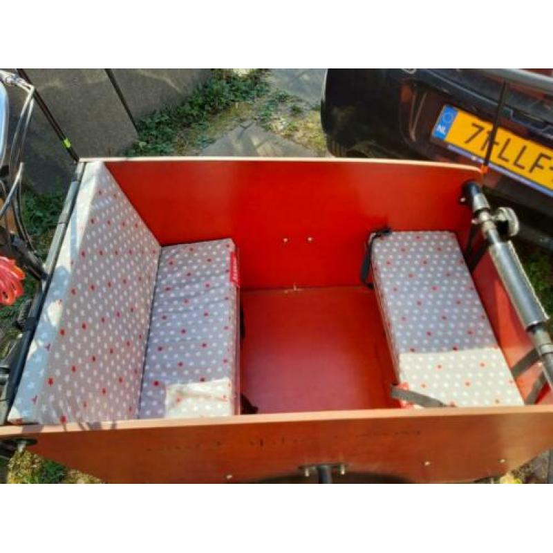 Bakfiets met nieuwe versnellingsbak