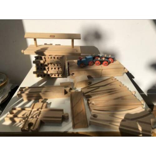 Vintage brio Houten treinbaan