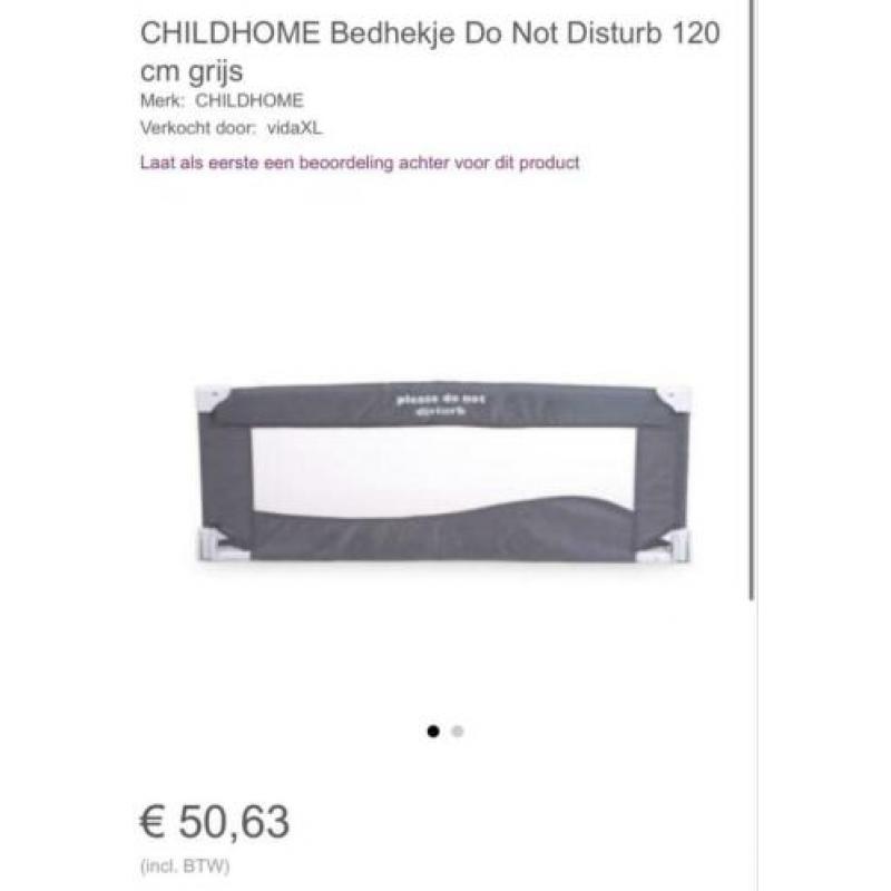 Childhome bedhek grijs kinderbed