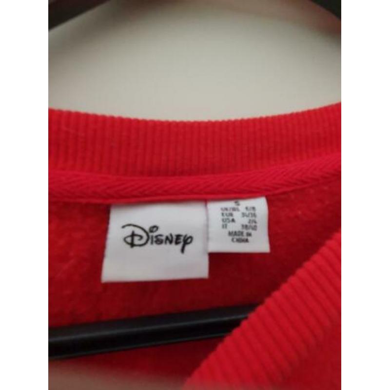 Rode Mickey Mouse trui Disney maat 34-36 zgan