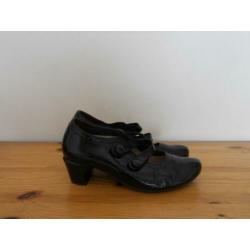 Wolky zwarte lakleren pumps maat 40