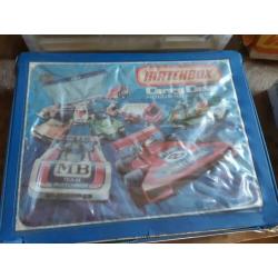 Matchbox koffer met oude matchbox