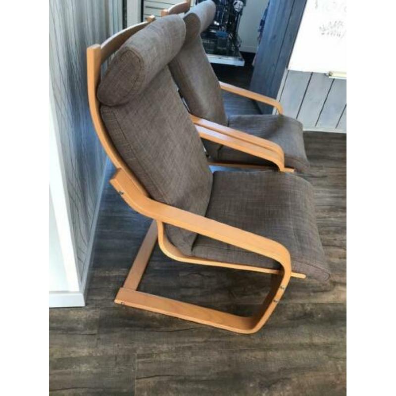 Poang stoelen twee stuks Ikea