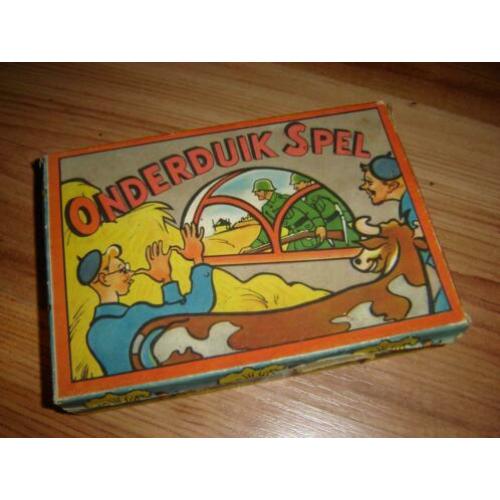 Oorlog wo2 onderduik spel compleet bordspel ww2