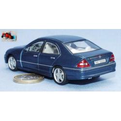 Hongwell 1/43 : Mercedes C-class Sedan (Blauw metaal)