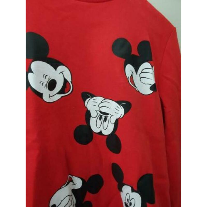 Rode Mickey Mouse trui Disney maat 34-36 zgan