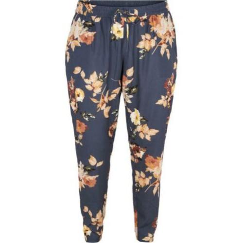 6035 aparte gebloemde broek van ZIZZI - maat M (46/48)