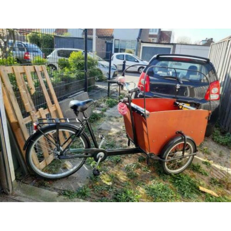 Bakfiets met nieuwe versnellingsbak