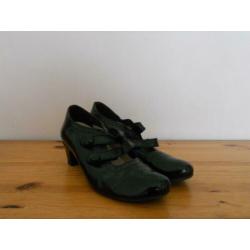 Wolky zwarte lakleren pumps maat 40